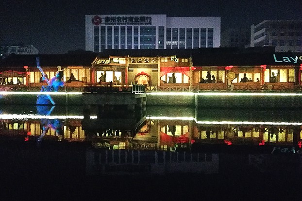 江蘇泰州鹽稅博物(wù)館建築投影項目