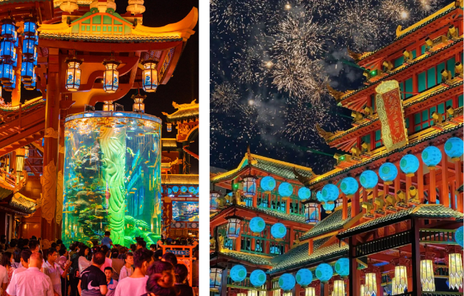 青島明月·山(shān)海間不夜城人氣爆棚,赢康科(kē)影達參與打造國(guó)潮夜遊 青島明月·山(shān)海間不夜城人氣爆棚,赢康科(kē)影達參與打造國(guó)潮夜遊